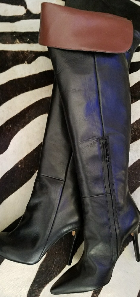 MARKED DOWN! MAX AZRIA BCBG OVER THE KNEE BOOTS